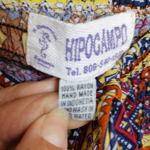 Hippocampo Bohemian Patterned Women's Harem Pants - Picture 7 of 7